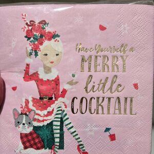 Christmas Cocktail napkins Super Cute! NWT